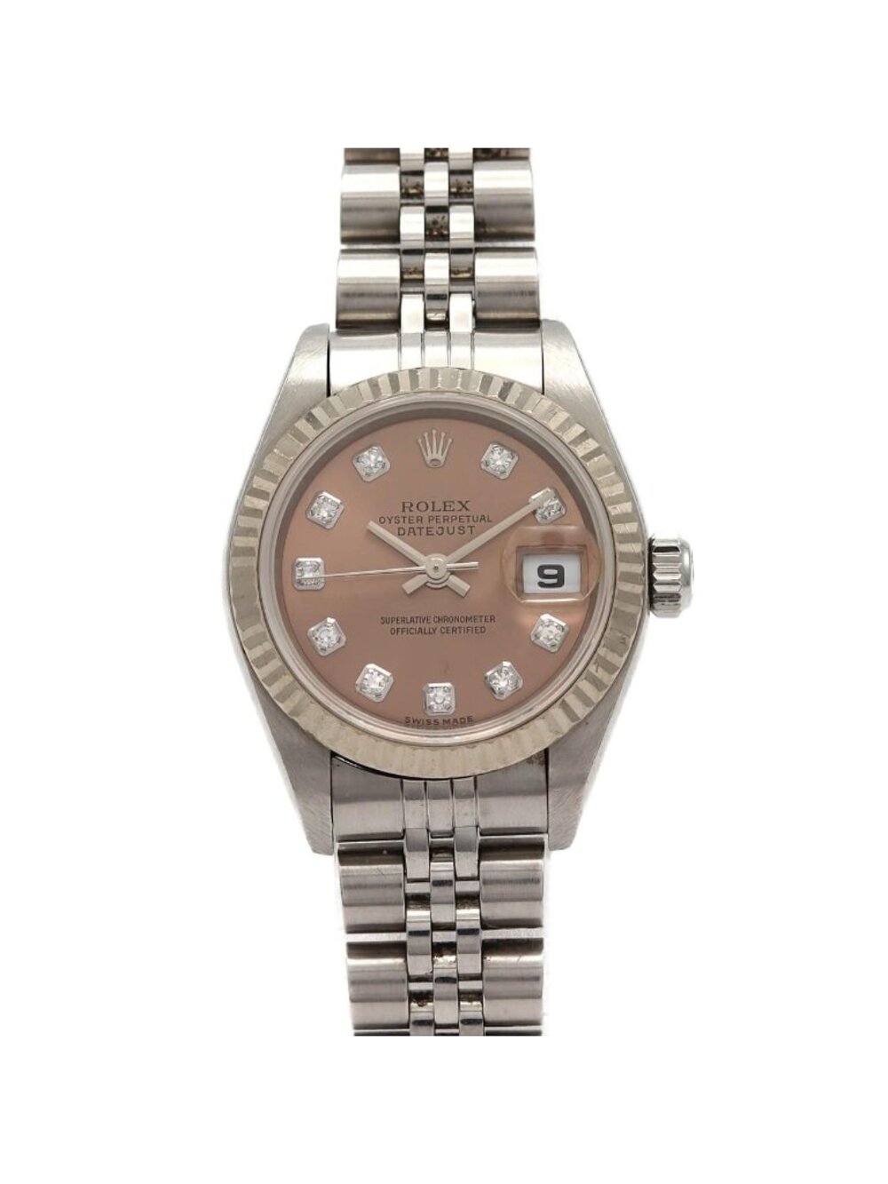 Rolex Datejust Stainless Steel White Gold Automatic